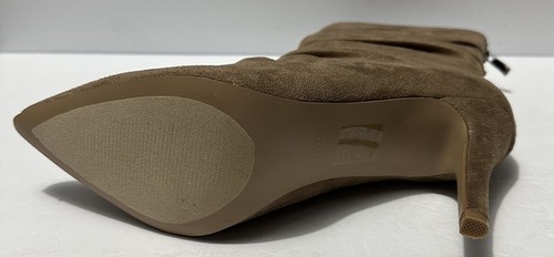 Journee Collection Women's Markie Back Heel Zip Stiletto Booties  Tan Size 11 - Picture 10 of 10