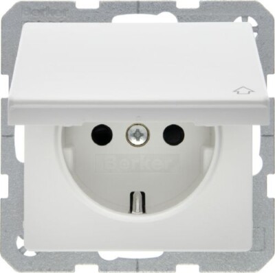 10 Stk. Berker Steck­do­sen­-E­in­sät­ze Q.1/Q.3/Q.7 47516069 polarweiss 3,99 !