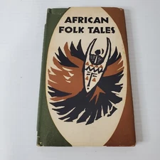 African Folk Tales 1963 Peter Pauper Press Stories Vintage Hardcover 