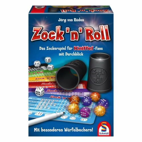 Schmidt Spiele Zock'n'Roll, family game board game dice game 3 to 6 players - Afbeelding 1 van 1