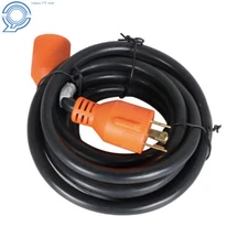 30 Amp 25 Feet Generator Extension Cable NEMA L14-30 P/R 10 Gauge up to 7500W