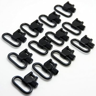 12PCS Rifle or Gun Sling Quick Detach 1 '' Swivel Set  1.0  inch Swivels  QD