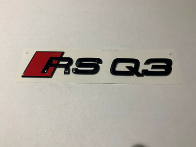 Original Audi RSQ3 Schriftzug schwarz hinten Black Edition 