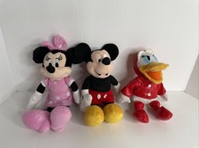 disney plush mixed lot - Mickey / Minnie / Daisey Duck - See Pics / Details