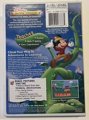 Disney's Learning Adventures Mickey's Reading & Math Fun [DVD] And