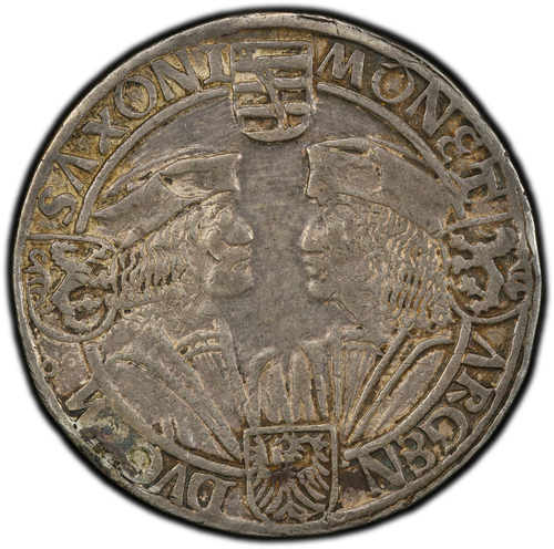 Germany Saxony-Ernestine (1500-08) 1 Thaler/Taler Silver Coin Dav-9707 PCGS VF - Picture 2 of 4