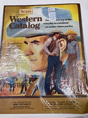 VINTAGE 1974 SEARS WESTERN CATALOG, SEARS, ROEBUCK & COMPANY | eBay