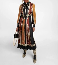 Gucci Equestrian print silk dress 732062 - BNWT