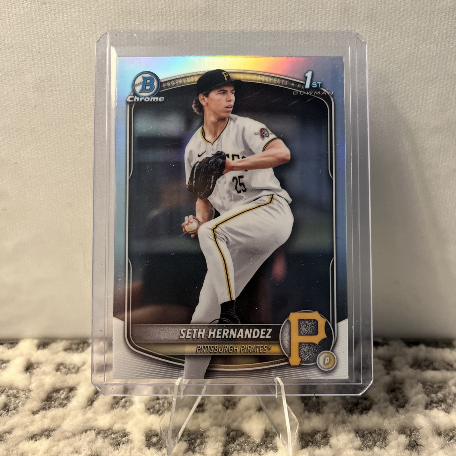 Seth Hernandez 2025 Bowman Draft Chrome 1st Bowman Refractor