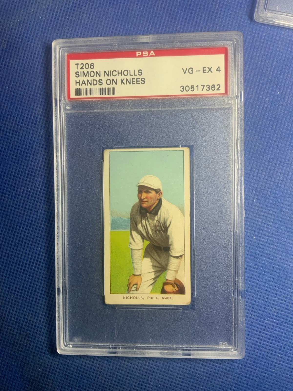 1909-1911 T206 Piedmont 150- Simon Nicholls PSA