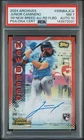 2024 TOPPS ARCHIVES 1999 NEW BREED AUTO RED JUNIOR CAMINERO RC /10 PSA 7 AUTO 10