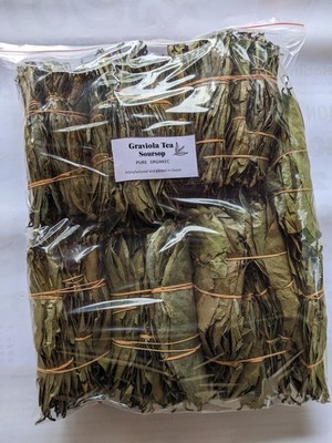 Premium getrocknete Soursop Blätter Tee rein natürlich Graviola Annona Blatt Großpackung 500g