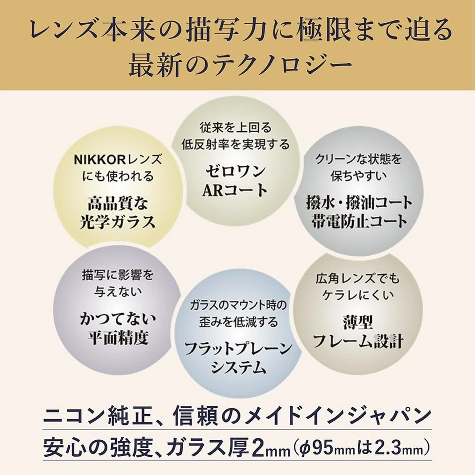 Nikon ARCREST II PROTECTION FILTER GOLD EDITION 82mm Alcrest2 Interchangeable Le - Image 4 of 4