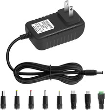 15V 1A DC Power Supply Adapter 15W AC/DC Charger AC 100V-240V to DC 15 Volt 1Amp