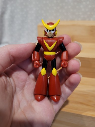 Set mini action figure Jazwares Mega Man Quickman Napalm Bomb 2004 - Foto 7 di 8