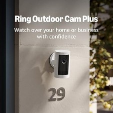 Ring Outdoor Camera Plus Battery 2K Video Color Night Vision