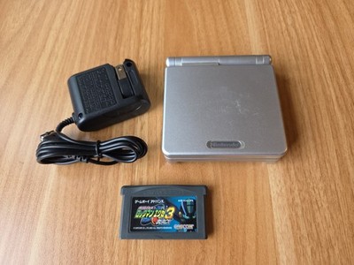 Nintendo Gameboy Advance SP Handheld System Console Silver (AGS-001) Tested