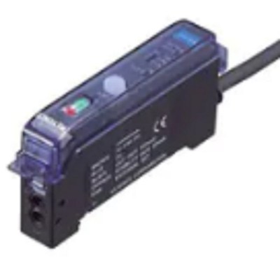 Keyence FS-T1P Fiberoptic Sensor, Fiber Amplifier, Cable Type, Main Unit, PNP