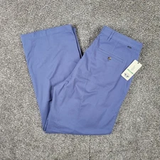 Dockers Dress Pants Mens 32x31 Light Blue High Wide Pleated Waterless Casual NWT
