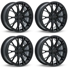 Set Of 4 Satin Black 17x7.5 5x108 Wheel Rims For 2022-2025 Ford Maverick F47c Set Of 4 Satin Black 17x7.5 5x108 Wheel Rims For 2022-2025 Ford Maverick F47c