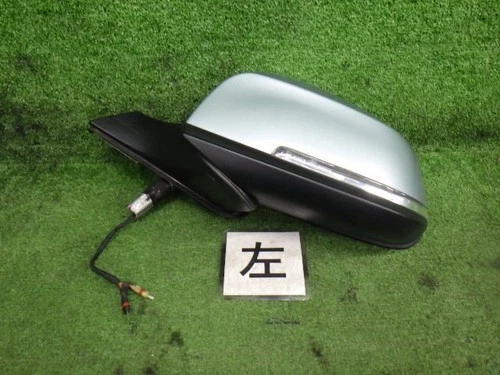 JDM 2014 BMW i3 I01 Range Extender Left Door Mirror Silver B72 (Junk)
