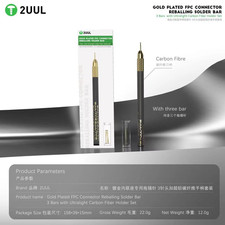 2UUL SC98 Tin Drag Needle Set Gold Plated FPC Connector Reballing Solder Bar for