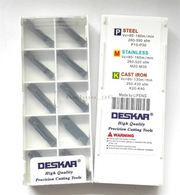 10Pcs Lda Grooving MGMN300-M Parting Carbide Inserts Deskar Stainless Steel pa