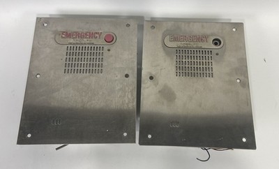 Lot of (2) Talk-a-Phone ETP-400 Single Button Emergency Telephone *Parts/Repair*