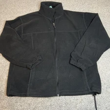 10,000 Ft Above Sea Level Jacket Mens Large Black Fleece Full Zip Outdoors