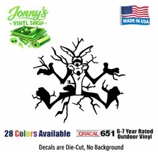Wile E Coyote Vinyl Decal Sticker Wiley Funny Splat For Car Truck Jeep Window
