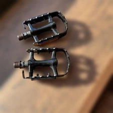 Wellgo C128 Aluminum Pedals Black Used Good Condition Light Scratches