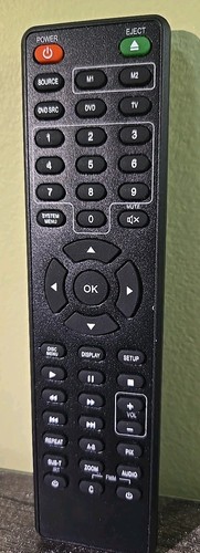 Voxx HD LED Overhead DVD Remote. 