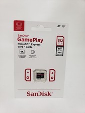 Nintendo Switch 2 SanDisk MicroSD Express 512 GB GamePlay Memory Card New Sealed