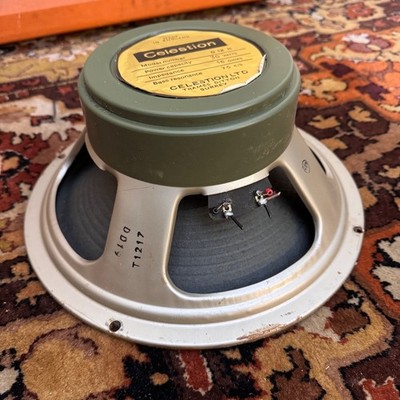 Vintage 1971 Celestion Greenback G12H 30w 16ohm 75hZ T1217 12