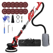 Drywall Sander with Vacuum Dust Collector, 8-Amp Popcorn Ceiling Removal Tool...