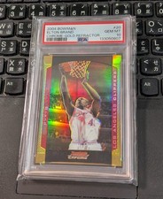 2004-05 Bowman Elton Brand #20 Chrome Gold Refractor /50 PSA 10 POP 1 ebay 1/1