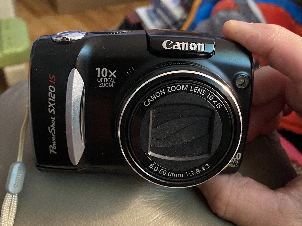 Canon PowerShot SX120 IS 10.0MP Digital Camera, Black, 3.0