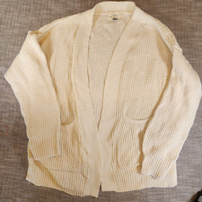 Universal Threads 100 Cotton Open Cardigan Sweater Shawl Collar Med