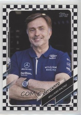 2021 Topps Formula 1 F1 Crew Checkered Flag Jost Capito #90 3c2