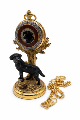 Taschenuhr Taschenuhr Franklin Mint - Labrador Retriever - Nigel Hemming