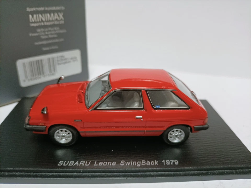 Spark 1:43 Subaru Leone Swingback 1979 RedCoupe Car Model - Image 2 of 4