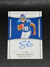 Saquon Barkley 2018 Panini National Treasures - Rookie Signatures /99 RC