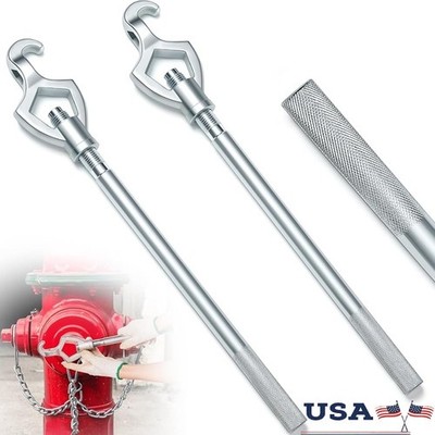 Adjustable Fire Hydrant Wrench 20 Inch Multifunctional Tool Water Pipe Nuts New