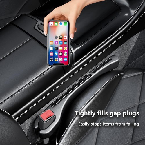 2 Stück Autositz Lückenfüller Organizer, Upgrade Auto Seitensitz Lückenfüller mit Phon... - Bild 4 von 6