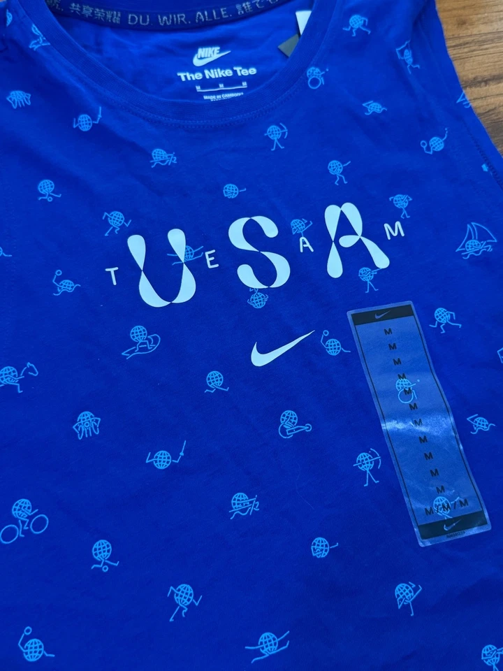 Nike Team USA Olympic Tank Top Blue White Size M - Image 3 of 4