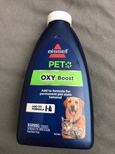New Bissell 8oz. Pet Oxy Boost Formula for Permanent Pet Stain Removal
