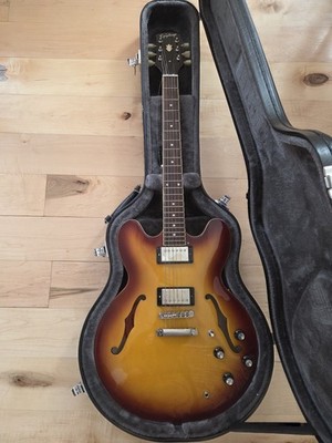 Inspired By Gibson Epiphone ES 335 Semi Hollow Electric Guitar Hardshell Case