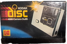 Vintage Kodak Disc 4000 Camera With Original Box Auto Flash Made in USA