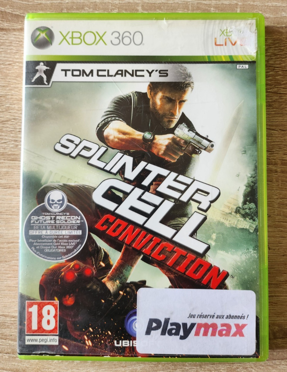 Jeu Xbox 360 - Tom Clancy's Splinter Cell Conviction - Ubisoft 2010 - PAL FR