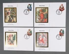 MayfairStamps US FDC 2001 Indiana Scott 377-380 Santa Claus Tied Christmas Color